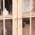 Шкаф навесной, 77х32х84, Бритта, для кухни и ванны, 2 двери 2 полки из массива дерева, Dipriz