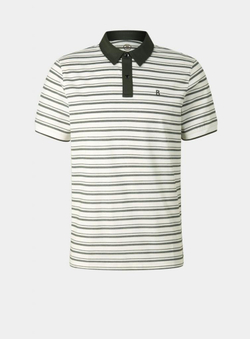 Рубашка-поло BOGNER TIMO-5F в бело-зеленом цвете