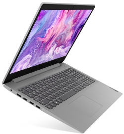 Ноутбук Lenovo IdeaPad 3 15IIL05 i5-1035G4 4Gb SSD 256Gb Intel Iris Plus Graphics 15,6 FHD IPS Cam 35Вт*ч No OS Светло-серый 81WE01EQRK