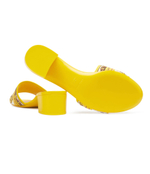 Сабо на каблуке Dolce & Gabbana - желтый(CR1748 AV804)