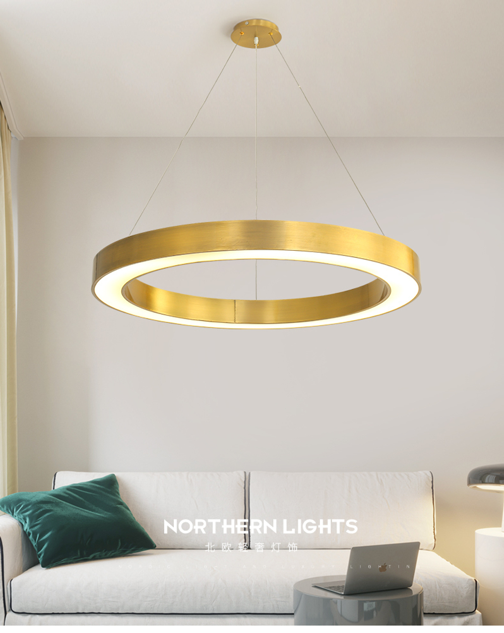 Pendant design lamp  Light Ring by HENGENG  D70