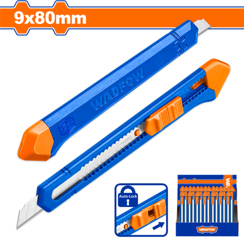 Нож универсальный (9х80мм) (50/900) WADFOW WSK2902