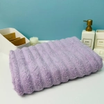 Полотенце махровое 70*140см «FLUFFY» цвет ежевичный мусс 04-134, плотность 500гр/м2