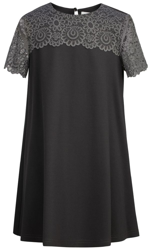 Платье с кружевным верхом AMADEO, цвет серый