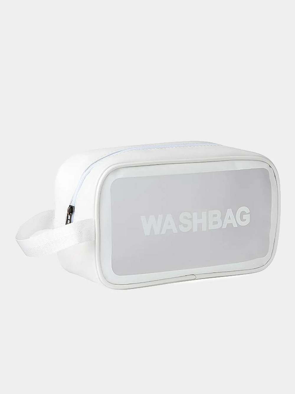 Косметичка водонепроницаемая Washbag сумка с ручкой органайзер косметичка для бассейна душа роддома, белая 26*10*15см