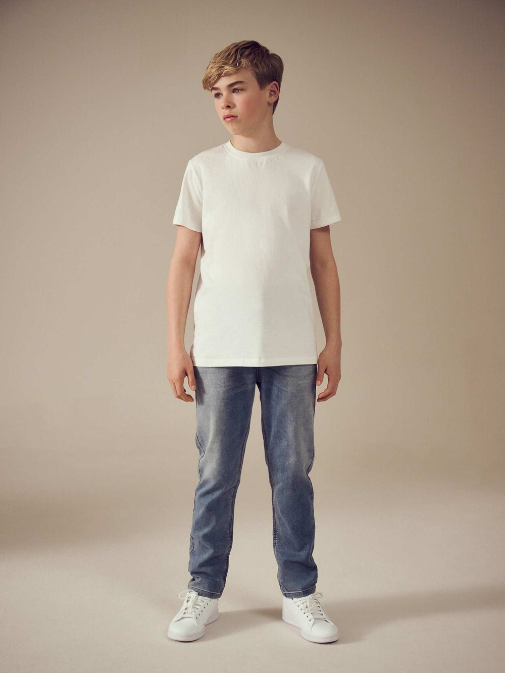 Джинсы стрейч для мальчика Next C08-553, Голубой