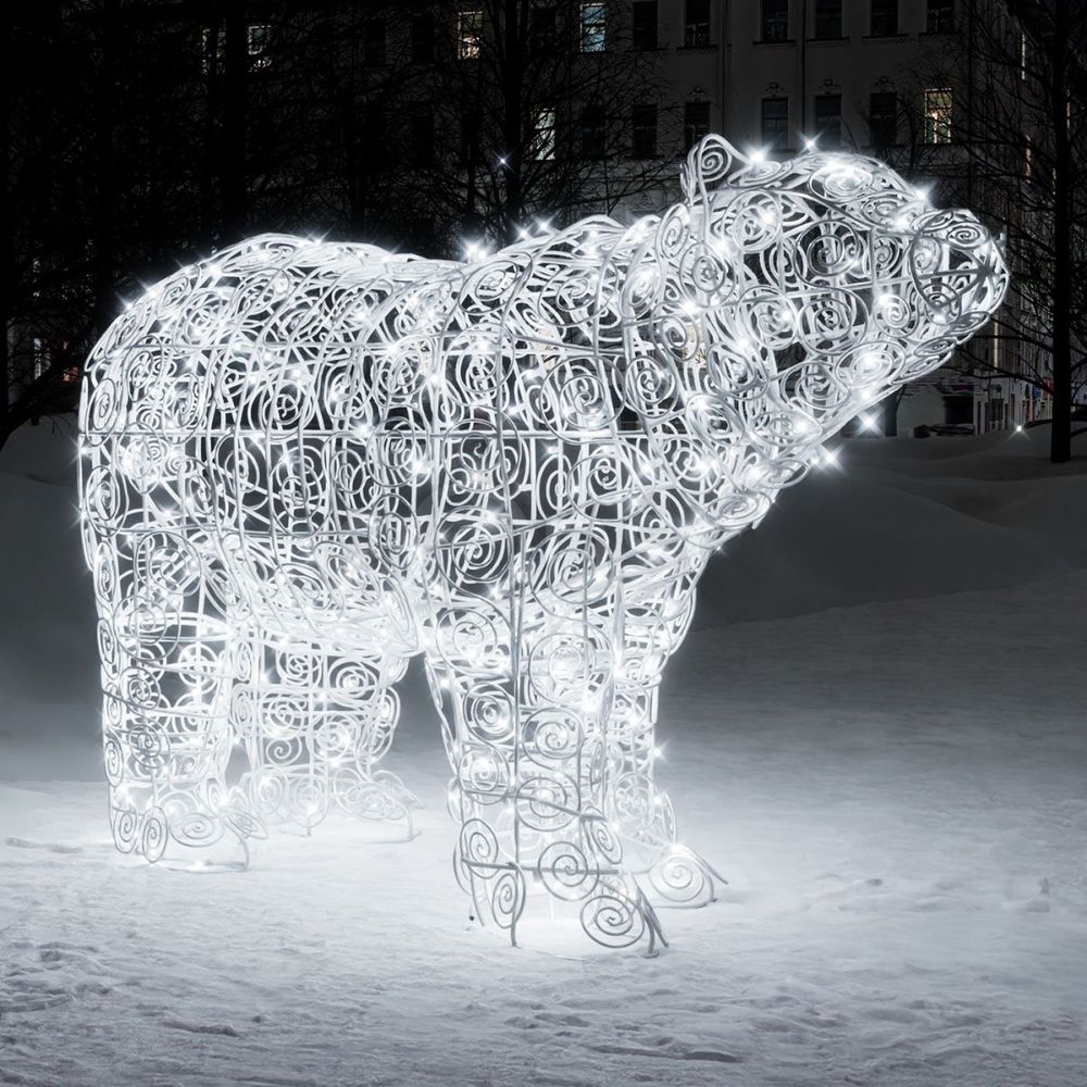 медведь светодиодный