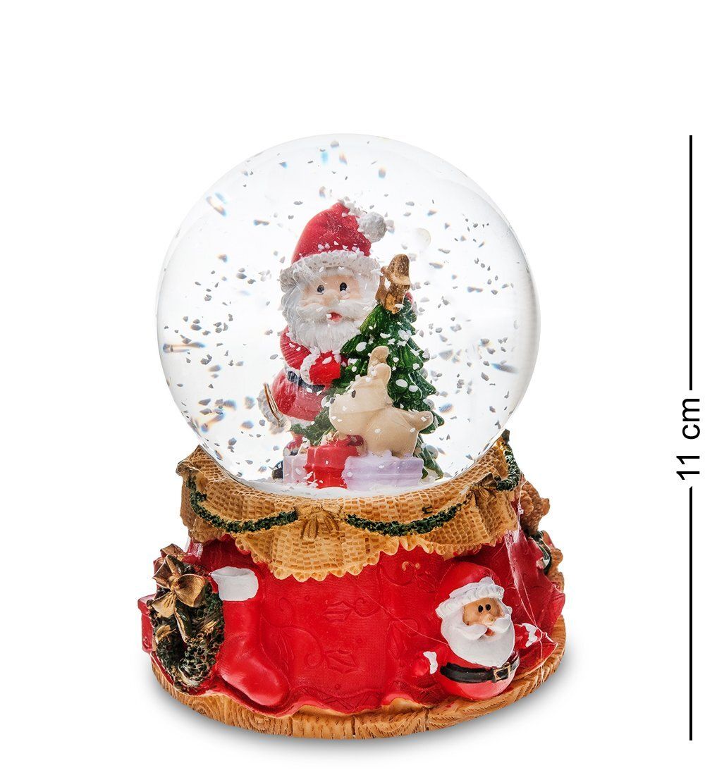 PM-68 Шар со снегом муз. с подсветкой «Подарок под Ёлкой»