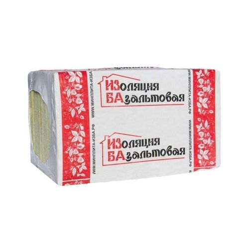 Утеплитель ИЗБА Стандарт 50 кг/м³ (1000х600х50 мм) 12 шт