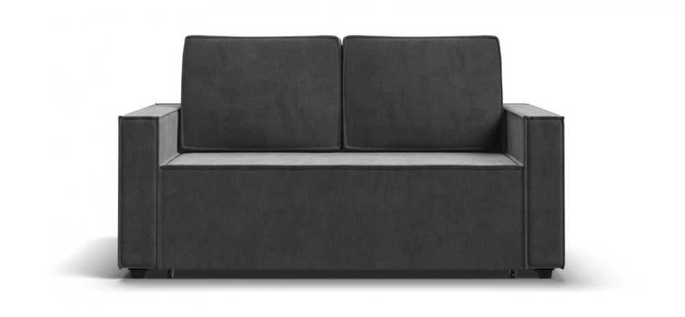 Диван Норд двухместный Велюр Монолит серый