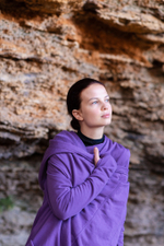 Мантия-накидка сиреневая