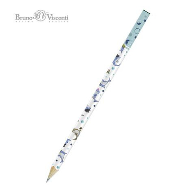 Карандаш ч/г НВ "HappyGraphix. Акулы" (Bruno Visconti)