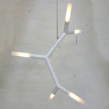 люстра BCAA - 5 Arm White – Christopher Boots