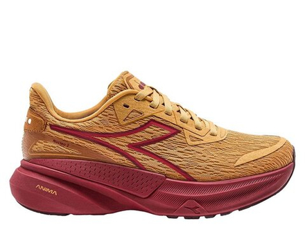 Кроссовки для бега женские Diadora Nucleo 2 W "Honey Yellow Red Dahlia" W Медово-Бордовые