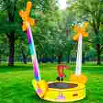 Банджи-батут «Ветряная мельница», 1-местный, 2×2×4,5 м