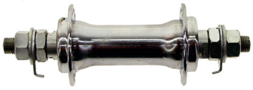 Втулка передняя сталь передний 36отв. с гайкой 100мм серебро (100)