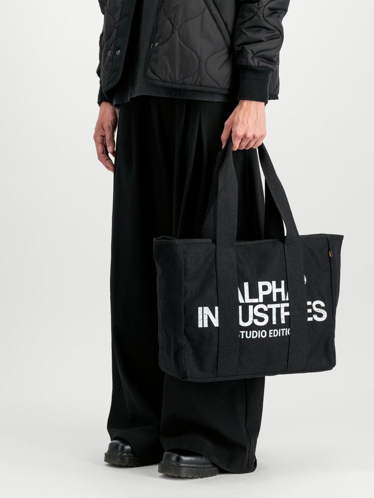 Сумка Alpha Industries Studio Tote Bag Large Black (Черный)