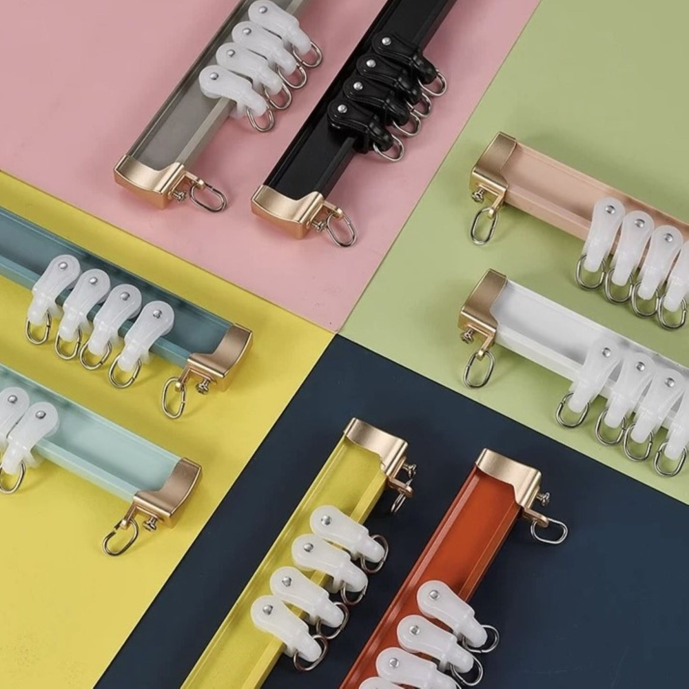 Карниз для штор изогнутый, алюминиевый