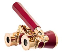 Театральный бинокль-лорнет Levenhuk Broadway 325E, красный