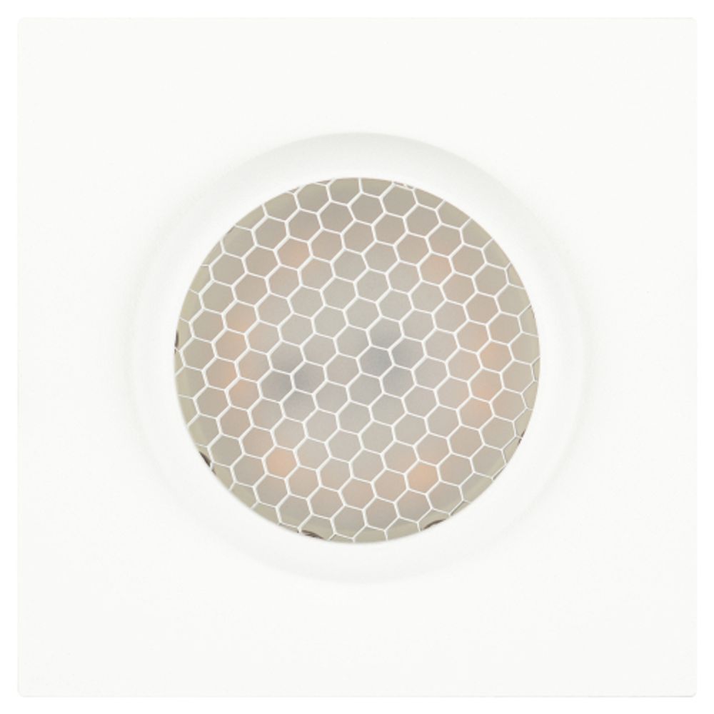 Встраиваемый светильник алюминиевый ЭРА KL110 WH MR16 GU5.3 белый матовый