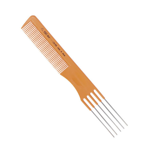 Eurostil Парикмахерская расчёска 00128/99, оранжевая