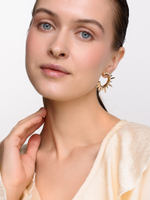 Серьги "Semi-sun" Gold