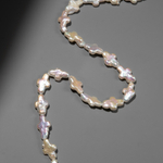 Жемчуг культивированный в форме крестиков, белый, 8-15мм