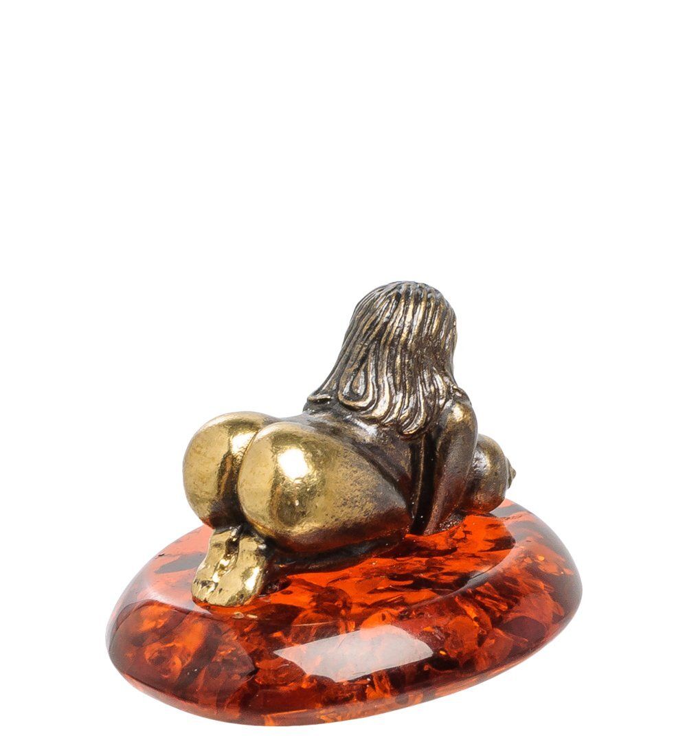 Народные промыслы AM-1504 Фигурка «Берегиня» (латунь, янтарь)