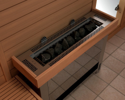 Электрическая печь SAWO HELIUS HES-60NS-G-P-C (6 кВт), выносной пульт (пульт и блок мощности докупаются отдельно)