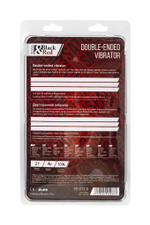 Двусторонний вибратор Black Red by Toyfa черный 35 см