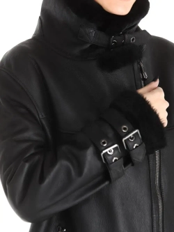 Дубленка женская натуральная Турция длинная