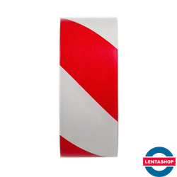 Лента разметочная клейкая красно-белая Unibob 50 мм х 50 м