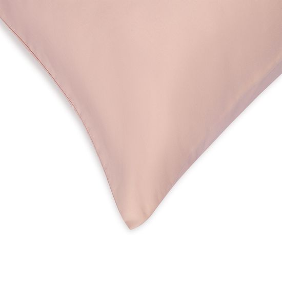 Комплект постельного белья из премиального сатина цвета пыльной розы из коллекции essential, 150х200 см