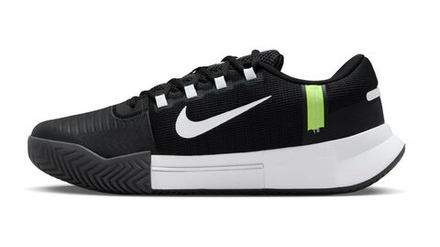 Мужские кроссовки теннисные Nike Zoom GP Challenge 1 - black/white/black