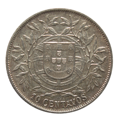 10 сентаво. Португалия.  1915 год. XF