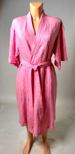 Халат женский, размер 42-52, цвет розовая фуксия
