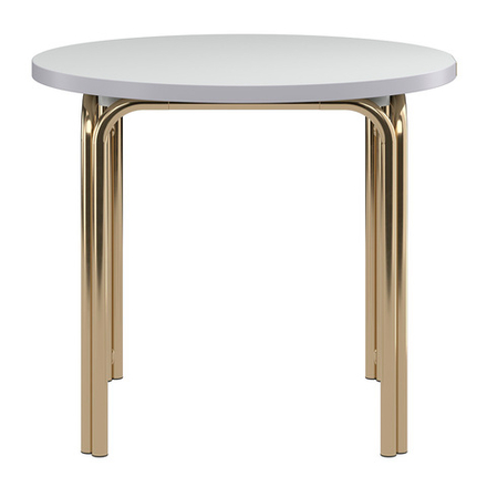 Столик кофейный LATITUDE Ror, 50 см, латунь/серый