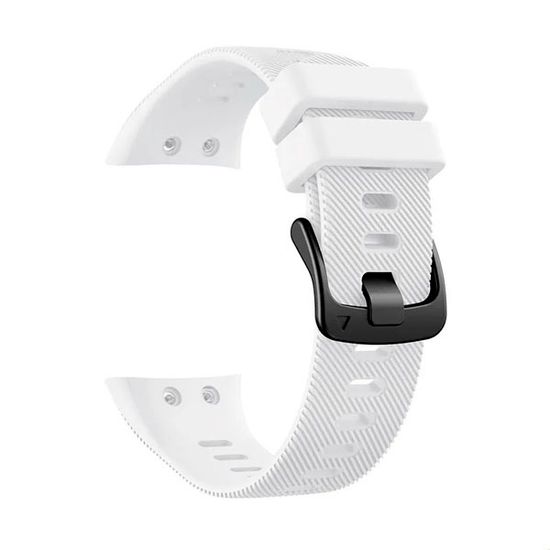 Ремешок для Garmin Forerunner 45 / Garmin SWIM 2 силиконовый (Белый)