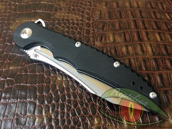 Складной нож Reptilian Скальд01 c клинком из стали 9Cr18MoV, рукоять G10