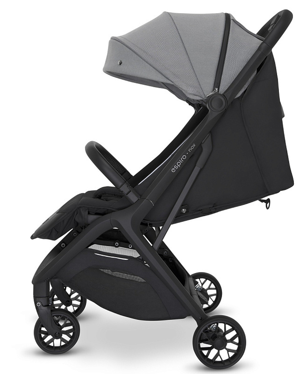 Детская прогулочная коляска Espiro Nox Серый (Silver Moon 27/2022)