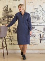 Платье 1368 темно-синий Novita (Акция)