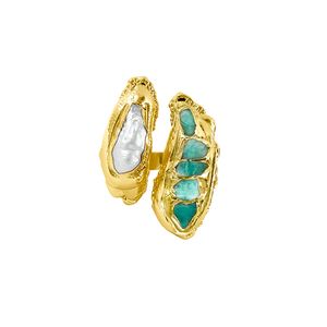 Кольцо Queen Larimar