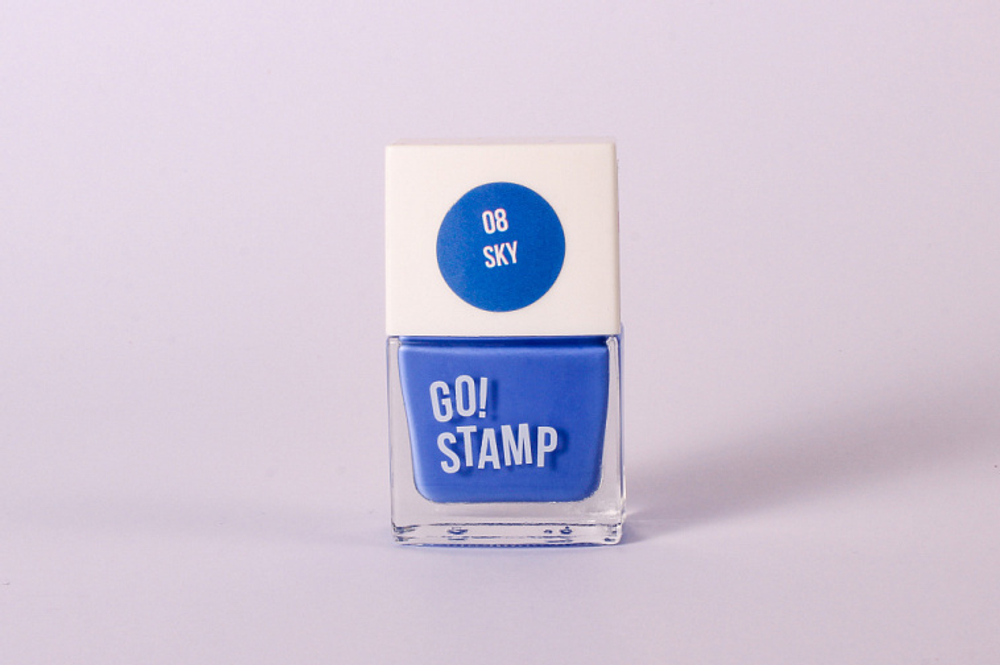 Лак для стемпинга Go Stamp 08 Sky