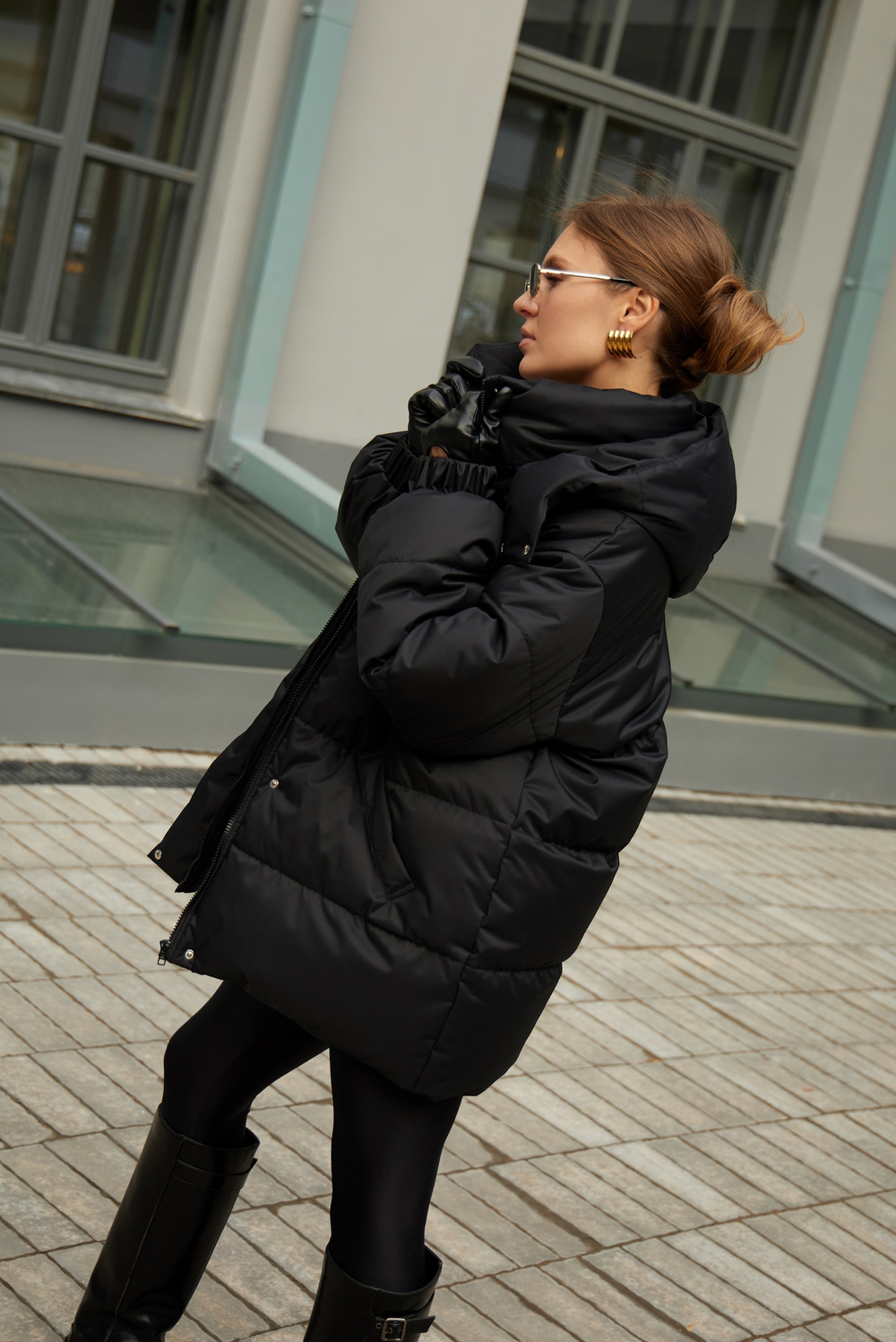 Пуховик COLD SEASON, черный