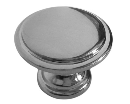 Ручка-кнопка d-30мм хром 1075  DV