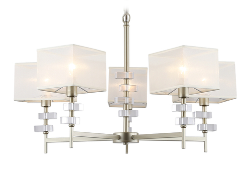 Светильник подвесной LH71331/5 CGD золото E14/5 max 40W D700*850