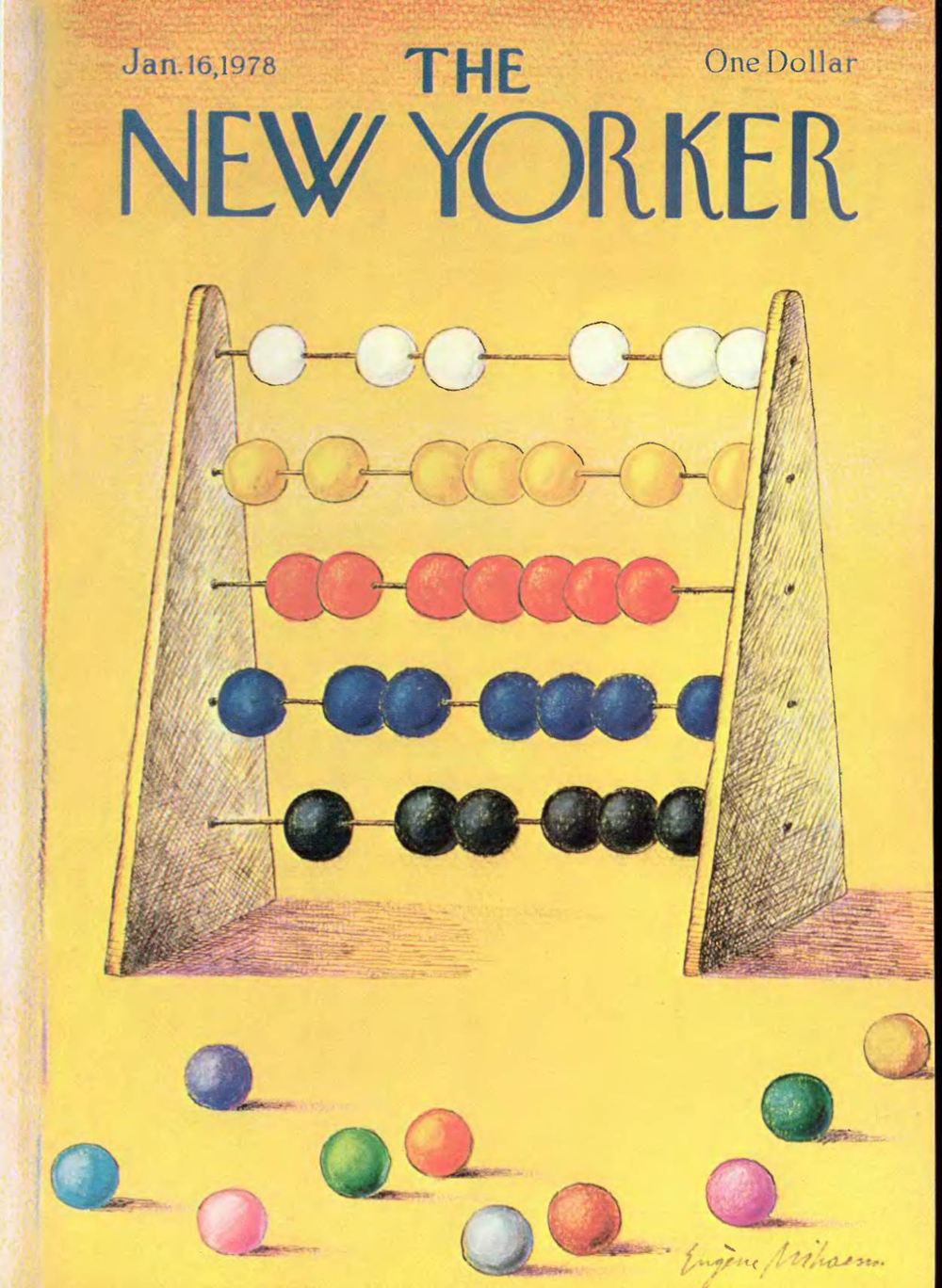 Журнал The New Yorker 16-01-1978, обложка
