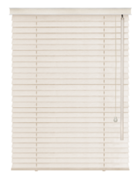 Горизонтальные деревянные жалюзи 25 мм, цвет 9929 белый ясень