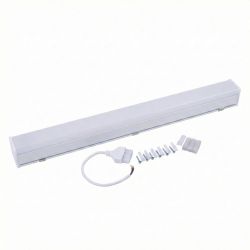 ULO-N10A-40W-6500K-L120 IP40 WHITE Светильник линейный светодиодный подвесной. Прямой. 120см. Белый свет 6500K. 2000Лм. Алюминий. Цвет белый. TM Uniel