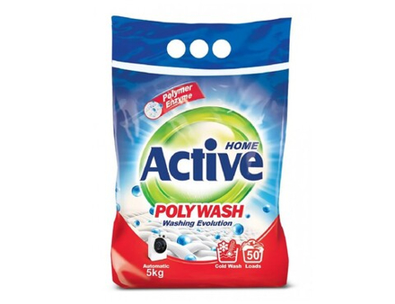 ACTIVE ИРАН / Стиральный порошок автомат "Poly Wash" 5 кг х 2